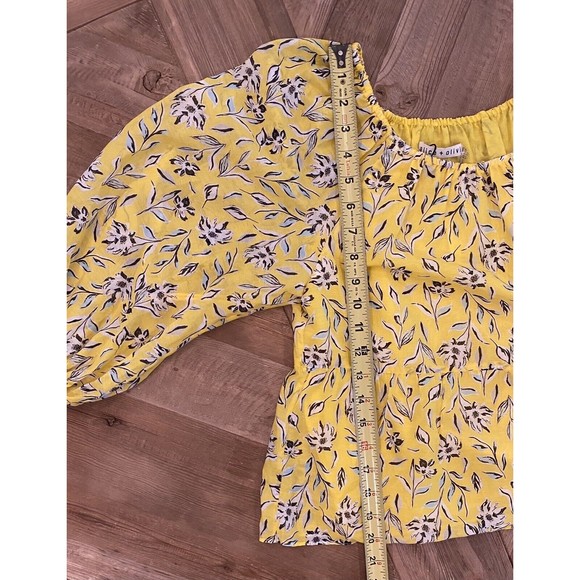 Alice + Olivia Alta Floral Tiered Silk-Cotton Peasant Top Size XS $295‎ MSRP NWT - Picture 8 of 11